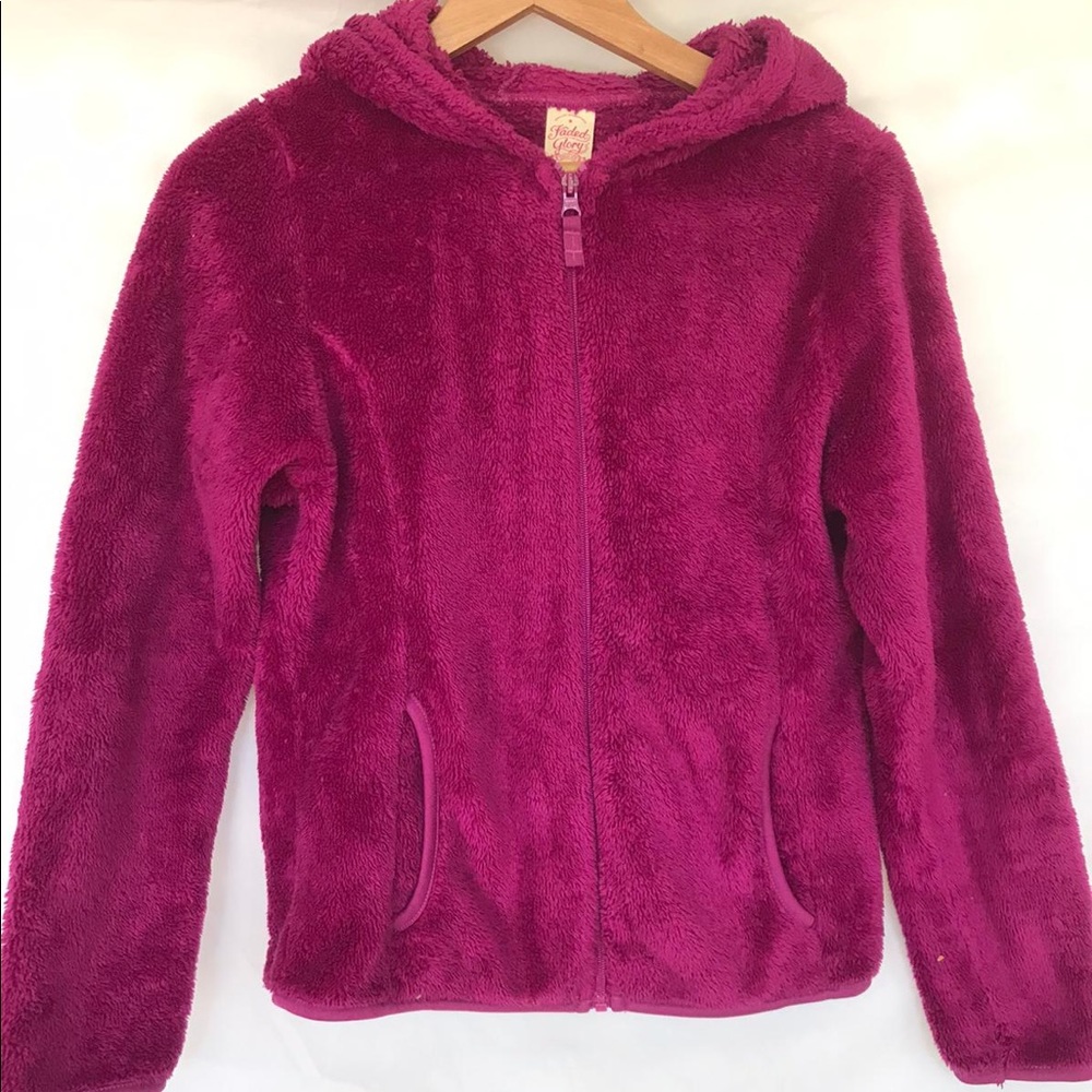 Purple Fuzzy Cozy Sweater